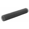 Vielos tinklas su PVC danga, pilkas, 10x1m
