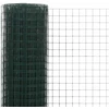 Vielos tinklas su PVC danga, žalias, 10x0,5m