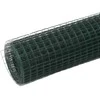 Vielos tinklas su PVC danga, žalias, 10x0,5m