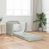 Sofa lova Šviesiai pilka 74 x 77 x 81 cm Aksomas