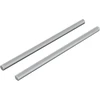 Vijakų strypai 2 vnt. Sidabro M6 x 120 mm Metalas