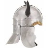 Vikingų šalmas, sidabrinis, plienas, fantastinis