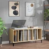 Vinilinių plokštelių spintelė, ąžuolo, 100x38x48cm, mediena