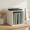 Vinilo albumų dėžė 2 vnt. Balta 37 x 36,5 x 38 cm
