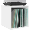 Vinilo albumų dėžė 2 vnt. Balta 37 x 36,5 x 38 cm