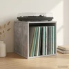 Vinilo albumų dėžė 2 vnt. Betono pilka 37 x 36,5 x 38 cm