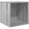 Vinilo albumų dėžė 2 vnt. Pilka Sonoma 37 x 36,5 x 38 cm
