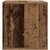 Vinilo albumų dėžė Ąžuolo mediena 37 x 36,5 x 38 cm
