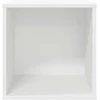 Vinilo albumų dėžė Balta 37 x 36,5 x 38 cm Apdirbta mediena