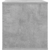 Vinilo albumų dėžė Betono pilka 37 x 36,5 x 38 cm