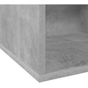 Vinilo albumų dėžė Betono pilka 37 x 36,5 x 38 cm