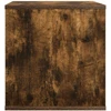 Vinilo albumų dėžė Dūminio ąžuolo 37 x 36,5 x 38 cm