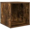Vinilo albumų dėžė Dūminio ąžuolo 37 x 36,5 x 38 cm