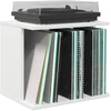 Vinilo įrašų saugojimas Balta 42 x 33 x 36 cm Apdirbta mediena