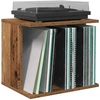 Vinilo įrašų saugojimas Sendintos medienos 42 x 33 x 36 cm