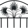 Sodo suolas Juoda 104 x 52,5 x 89 cm Plienas