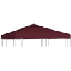Viršutinis pavėsinės uždangalas, 2 aukštų, bordo, 310g/m², 3x3m