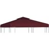 Viršutinis pavėsinės uždangalas, 2 aukštų, bordo, 310g/m², 3x3m