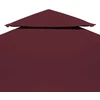 Viršutinis pavėsinės uždangalas, 2 aukštų, bordo, 310g/m², 3x3m