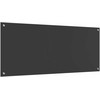 Virtuvės atbraila Tamsiai pilka 120 x 50 cm grūdintas stiklas
