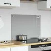 Virtuvės atbraila Šviesiai pilka 70 x 50 cm grūdintas stiklas