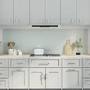 Virtuvės atbraila 2 vnt. Balta 100 x 60 cm grūdintas stiklas