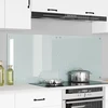 Virtuvės atbraila 2 vnt. Balta 70 x 60 cm grūdintas stiklas