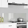 Virtuvės atbraila 2 vnt. Skaidrus 70 x 40 cm grūdintas stiklas