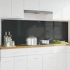 Virtuvės atbraila 2 vnt. Tamsiai pilka 100 x 60 cm