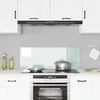 Virtuvės atbraila Balta 110 x 40 cm grūdintas stiklas