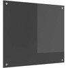 Virtuvės atbraila Tamsiai pilka 70 x 60 cm grūdintas stiklas