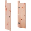 Virtuvės durys MEPPEL 2 pcs Ruda 50 x 9 x 82 cm