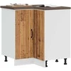 virtuvės kampinė spintelė "Lucca" Old Wood Engineered Wood