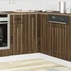 virtuvės kampinė spintelė "Lucca" rudo ąžuolo