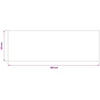 Virtuvės kilimas Juodas betonas 180 x 60 cm 100% poliamidas