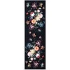 Virtuvės kilimas Juoda 150 x 45 cm Aksomas