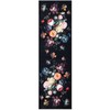 Virtuvės kilimas Juoda 300 x 60 cm Aksomas