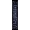 Virtuvės kilimas Juoda 300 x 60 cm Aksomas