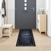 Virtuvės kilimas Juoda 300 x 60 cm Aksomas