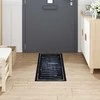 Virtuvės kilimas Juoda 150 x 45 cm Aksomas