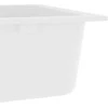 Virtuvės kriauklė Kvarcas ir derva 76 x 48 x 30 cm Balta
