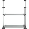 Virtuvės lentyna, 50x25x(50–70)cm, aliuminis