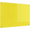 Virtuvės atbraila Geltona 90 x 60 cm grūdintas stiklas
