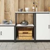 Virtuvės saugojimas HATTEM Balta 60 x 50 x 92 cm Plienas