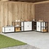 Virtuvės saugojimas HATTEM Balta 90 x 50 x 92 cm Plienas