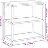 Virtuvės lentynų vienetas HATTEM Balta 90 x 50 x 92 cm Plienas
