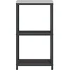 Virtuvės saugojimas HATTEM Juoda 30 x 50 x 92 cm Plienas