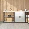 Virtuvės saugojimo rinkinys HATTEM 2 pcs Sidabro