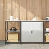 Virtuvės saugojimo rinkinys 2 pcs Sidabro Cinkuota plienas