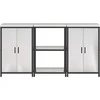 Virtuvės saugojimo rinkinys HATTEM 3 pcs Sidabro